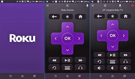 Roku Mobile App .